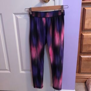 Pink and purple leggings